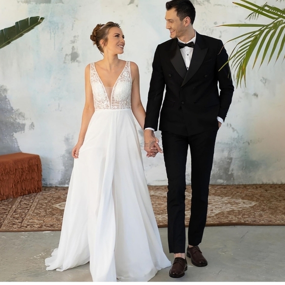 New! Dark brown leather men's dress shoes Oxford business casual formal derby - Picture 4 of 13